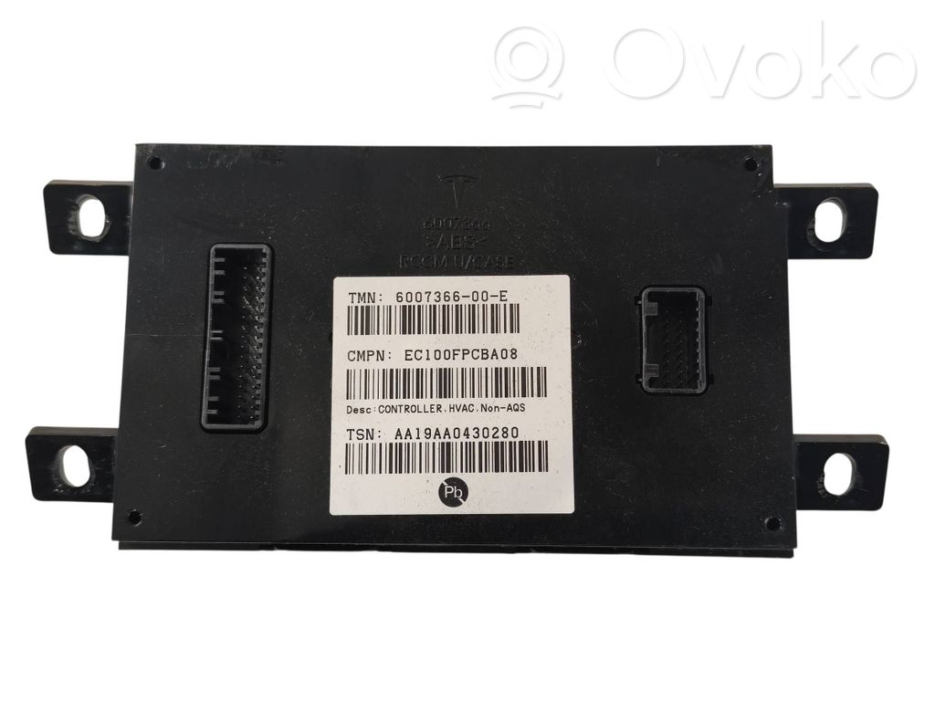 Tesla Model S Climate control unit 