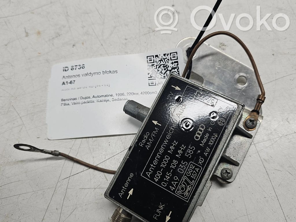 Audi A8 S8 D2 4D Antennin ohjainlaite 