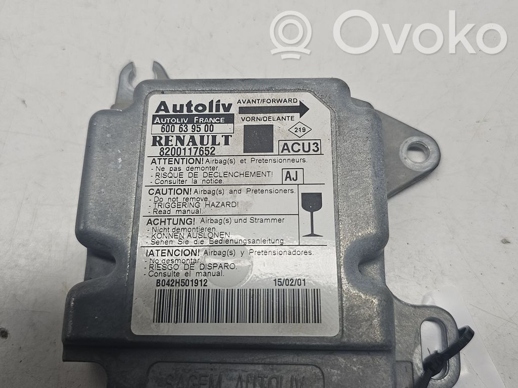 Renault Scenic I Airbag control unit/module 