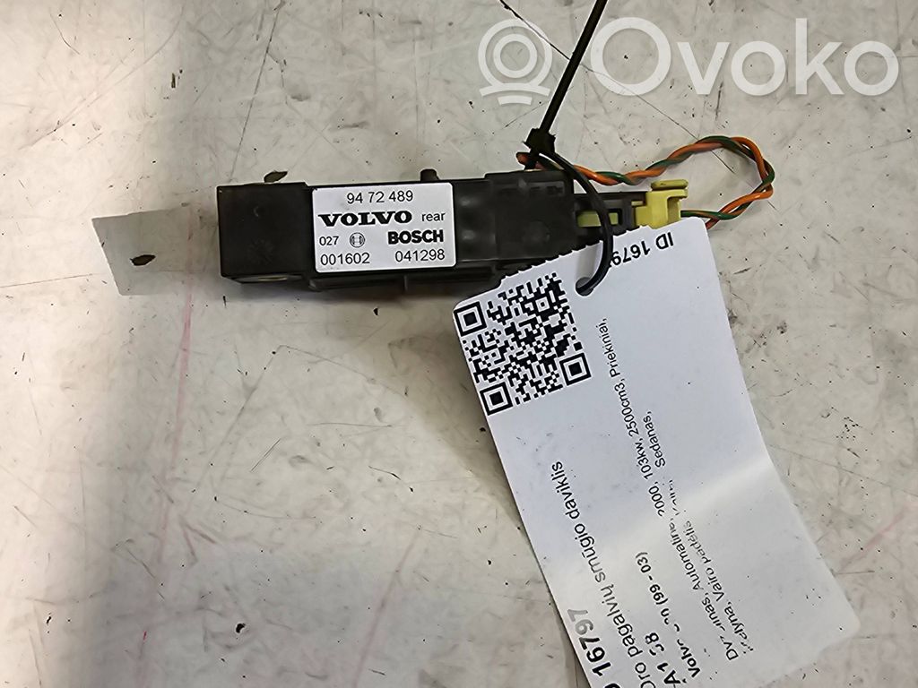 Volvo S80 Airbag deployment crash/impact sensor 