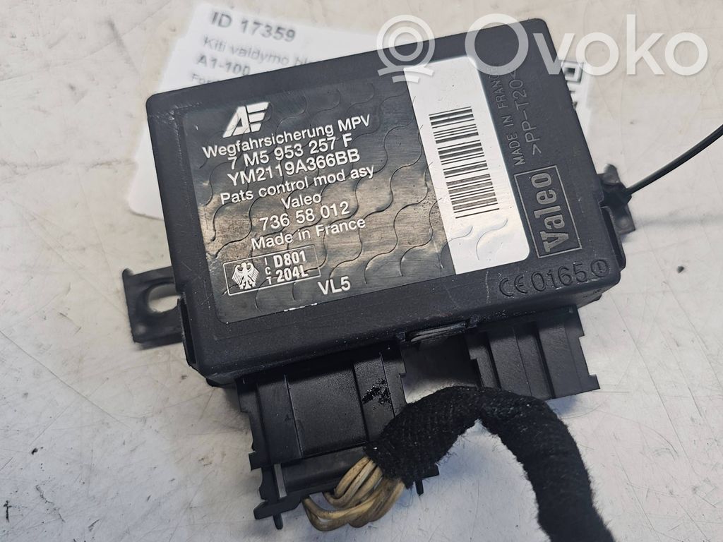 Ford Galaxy Other control units/modules 