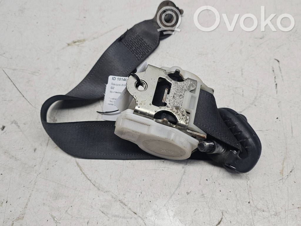 Opel Vectra C Cinturón trasero 