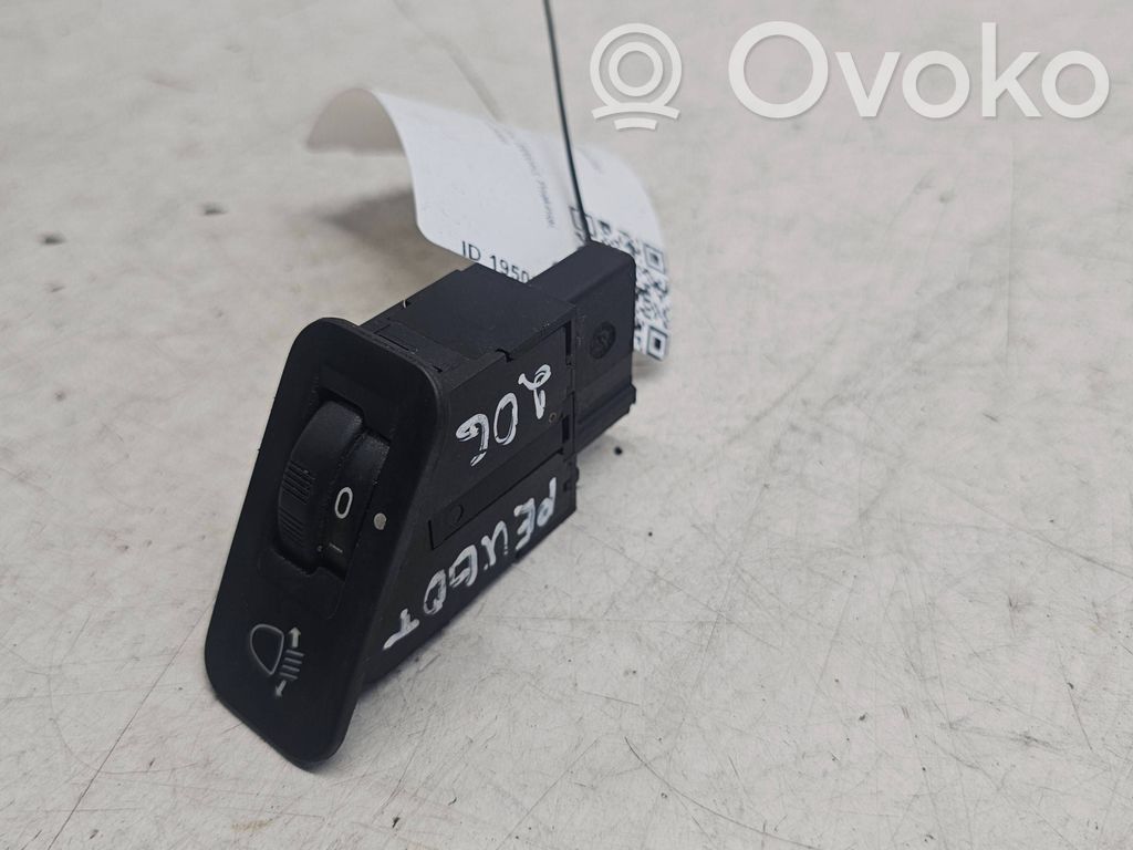 Peugeot 206 Headlight level height control switch 