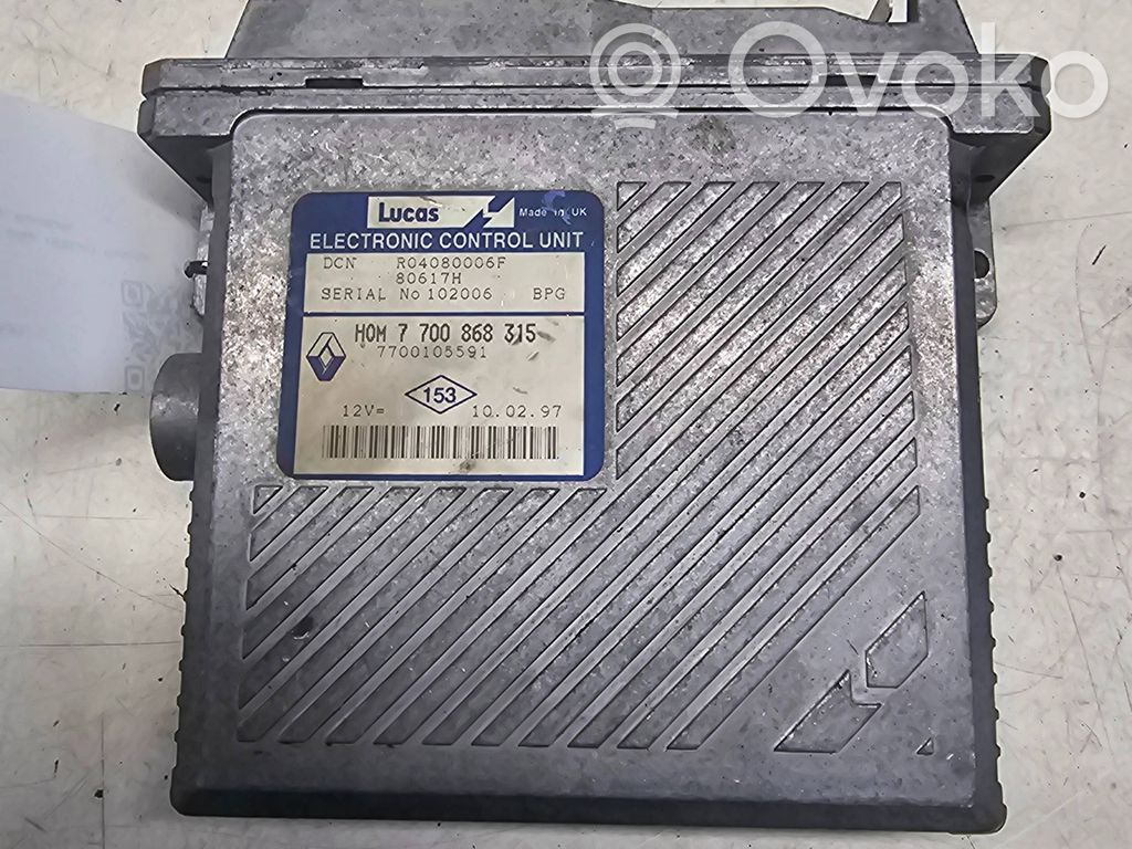 Renault Scenic I Engine control unit/module 