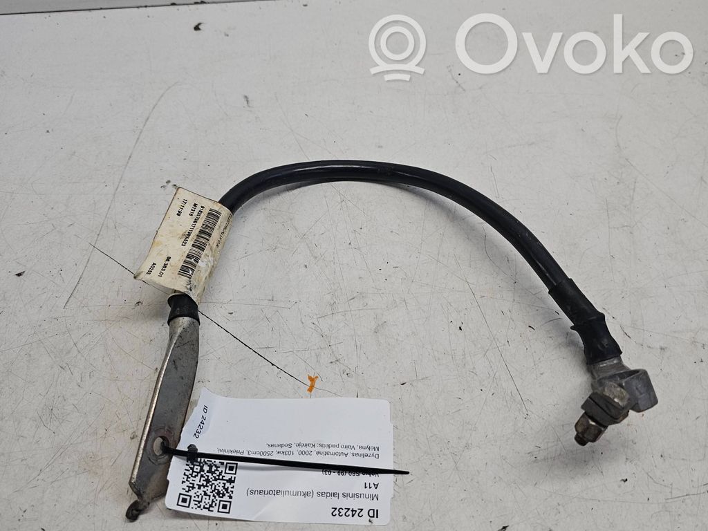 Volvo S80 Cable negativo de tierra (batería) 