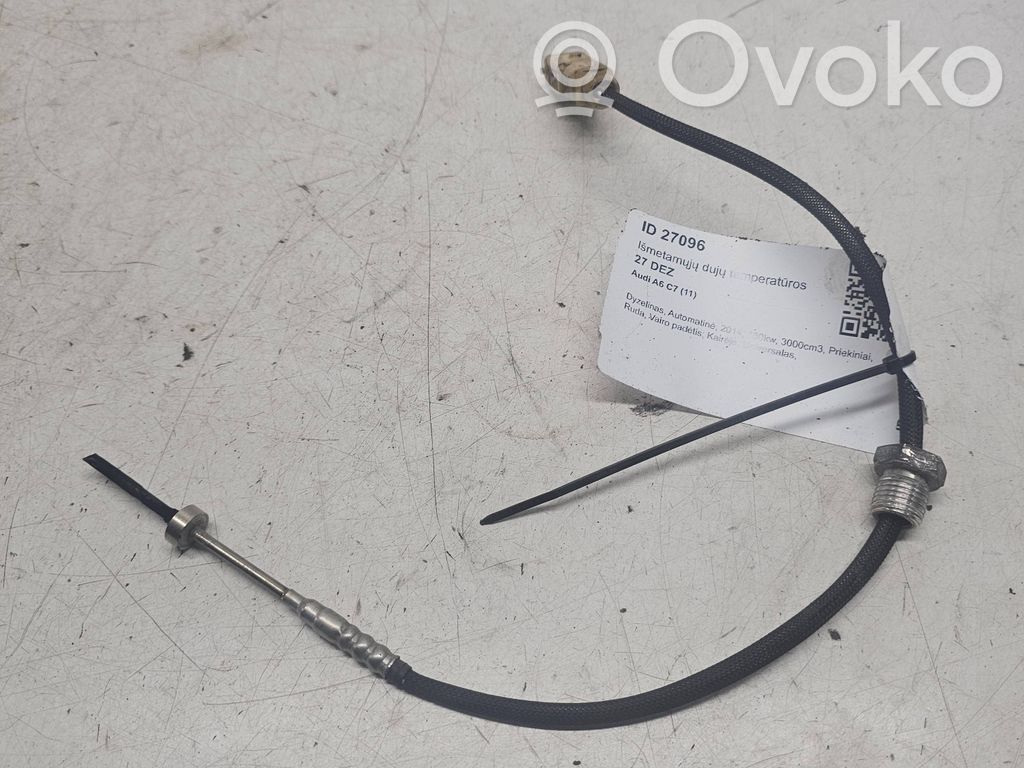 Audi A6 C7 Sensor de temperatura del escape 
