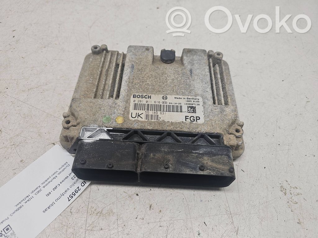 Opel Vectra C Engine control unit/module 