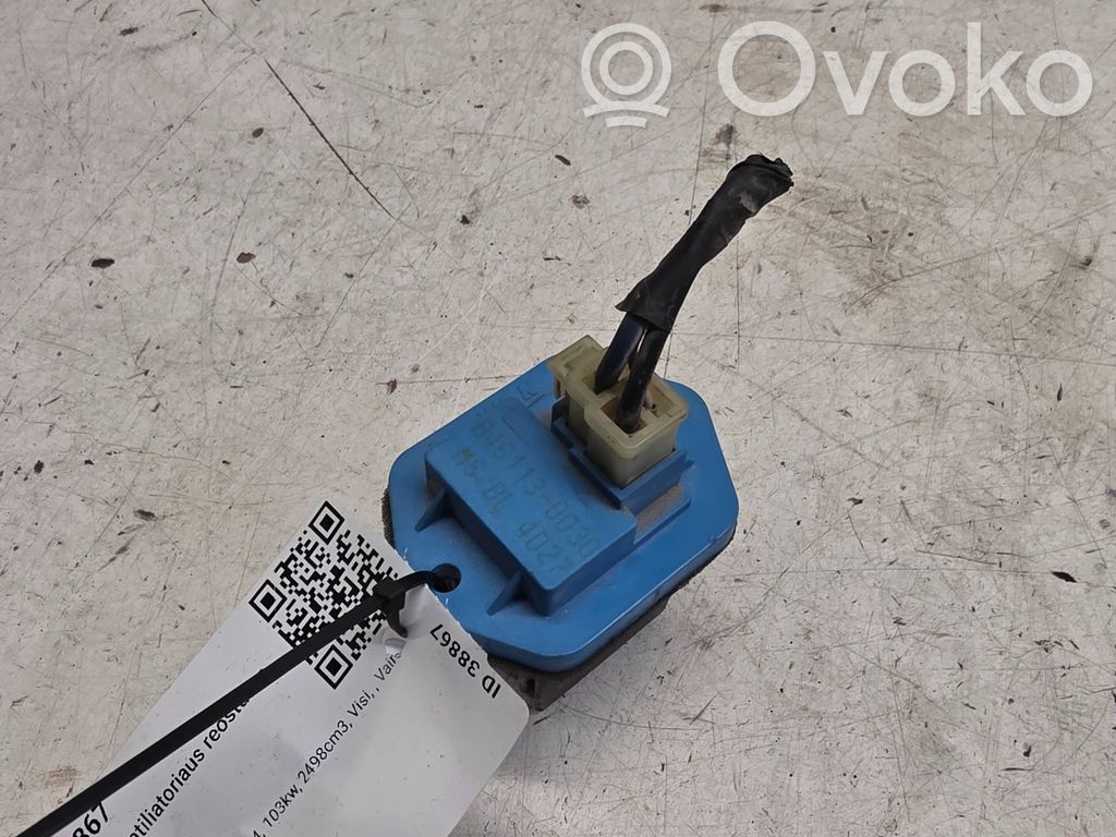 KIA Sorento Résistance moteur de ventilateur de chauffage 