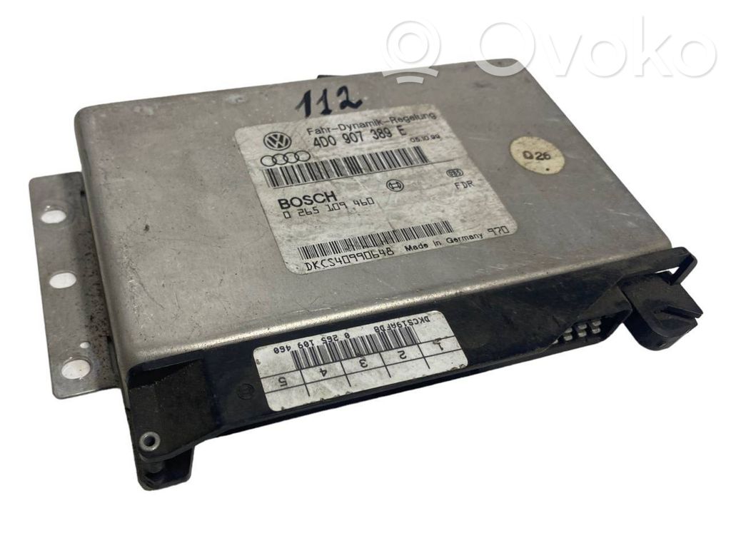ESP (stability system) control unit   4D0907389E,0265109460