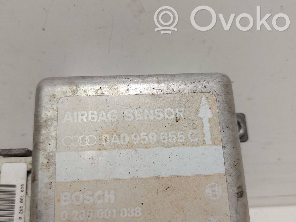 Airbag control unit/module   8A0959655C,0285001038