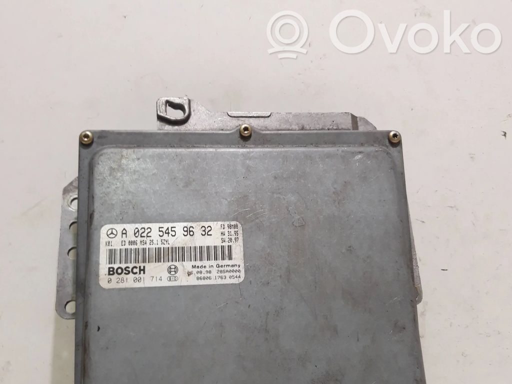 Engine control unit/module   A0225459632,28SA0000,0281001714
