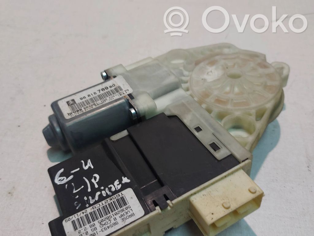 Citroen C4 I Front door window regulator motor 
