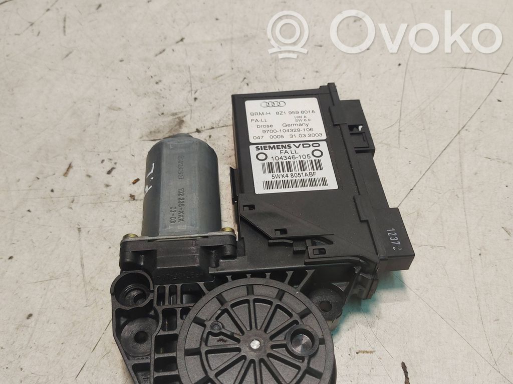 Audi A2 Motor del regulador de la ventanilla de la puerta delantera 