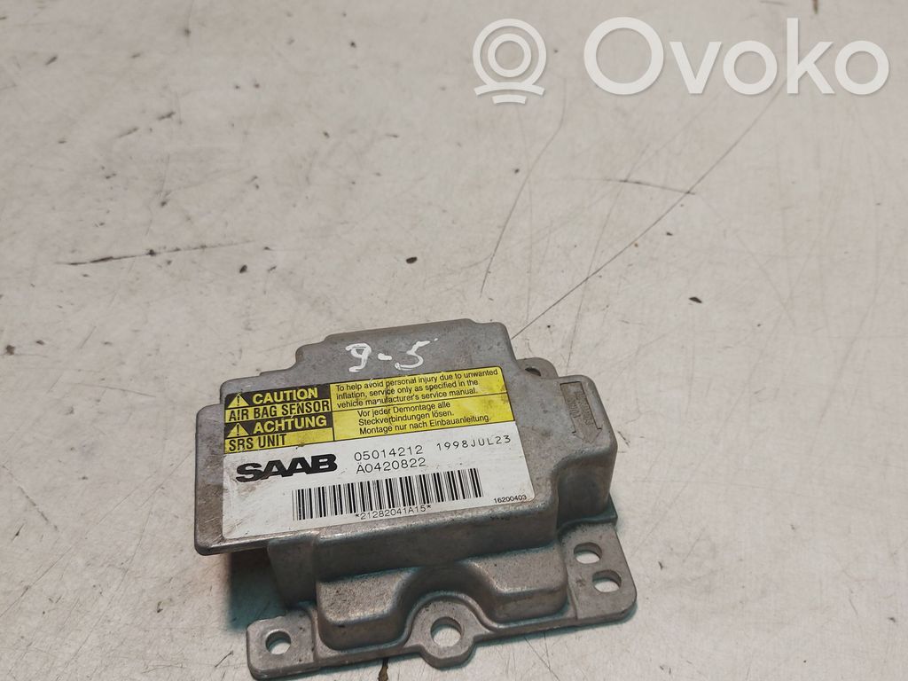 Saab 9-5 Airbag control unit/module 