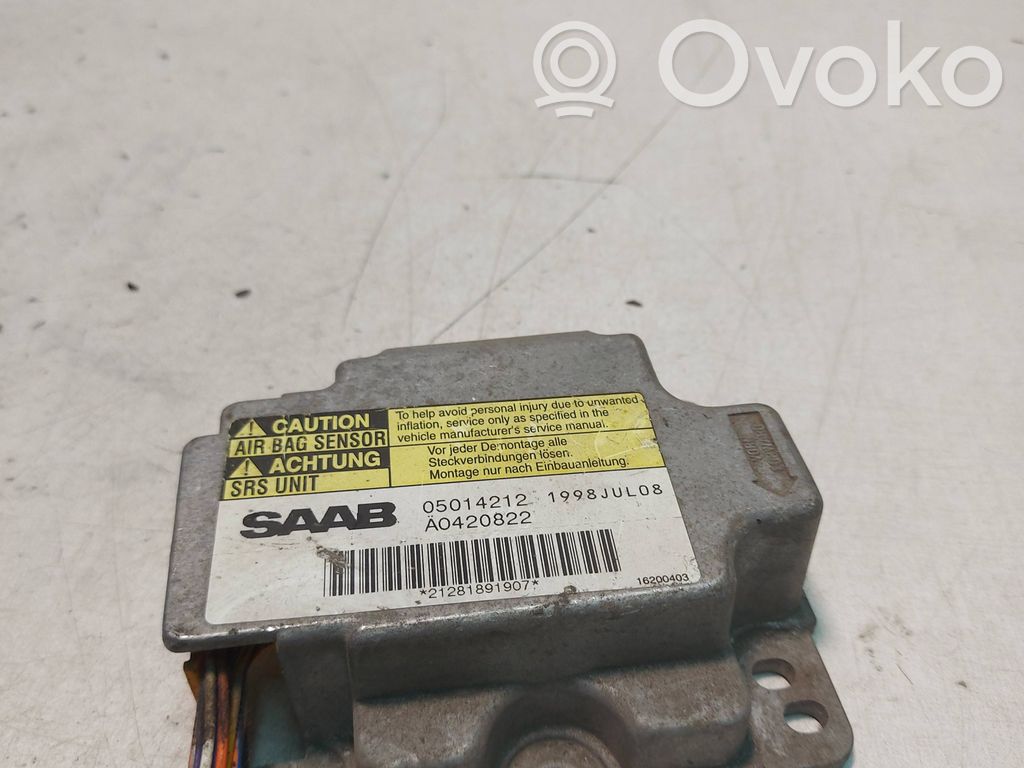 Saab 9-5 Airbag control unit/module 