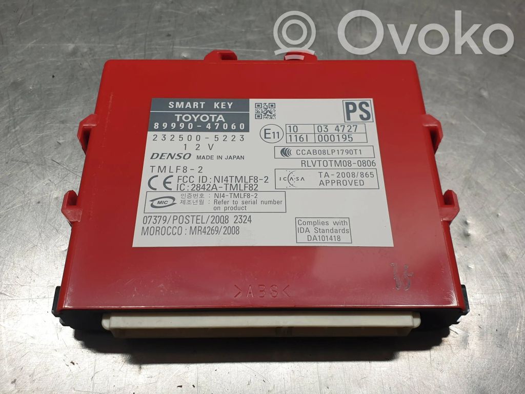 Toyota Prius (XW30) Module de contrôle sans clé Go 