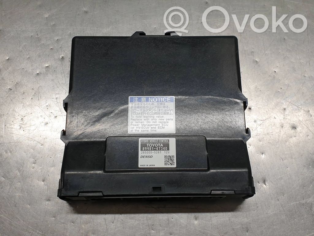 Toyota Prius+ (ZVW40) Other control units/modules 