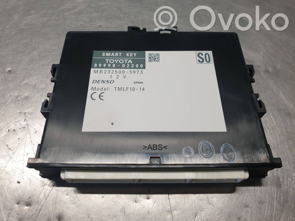 Toyota Auris E180 Avaimettoman käytön ohjainlaite/moduuli 