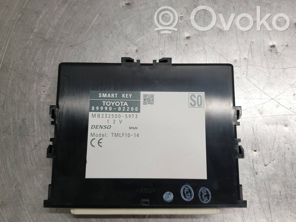 Toyota Auris E180 Avaimettoman käytön ohjainlaite/moduuli 