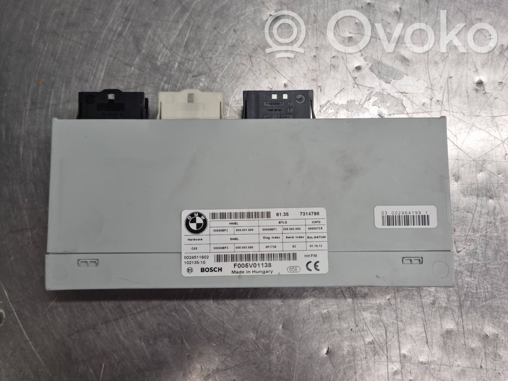 BMW 3 F30 F35 F31 Sterownik / Moduł elektrycznej klapy tylnej / bagażnika 