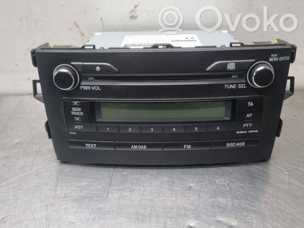 Toyota Auris 150 Panel / Radioodtwarzacz CD/DVD/GPS 