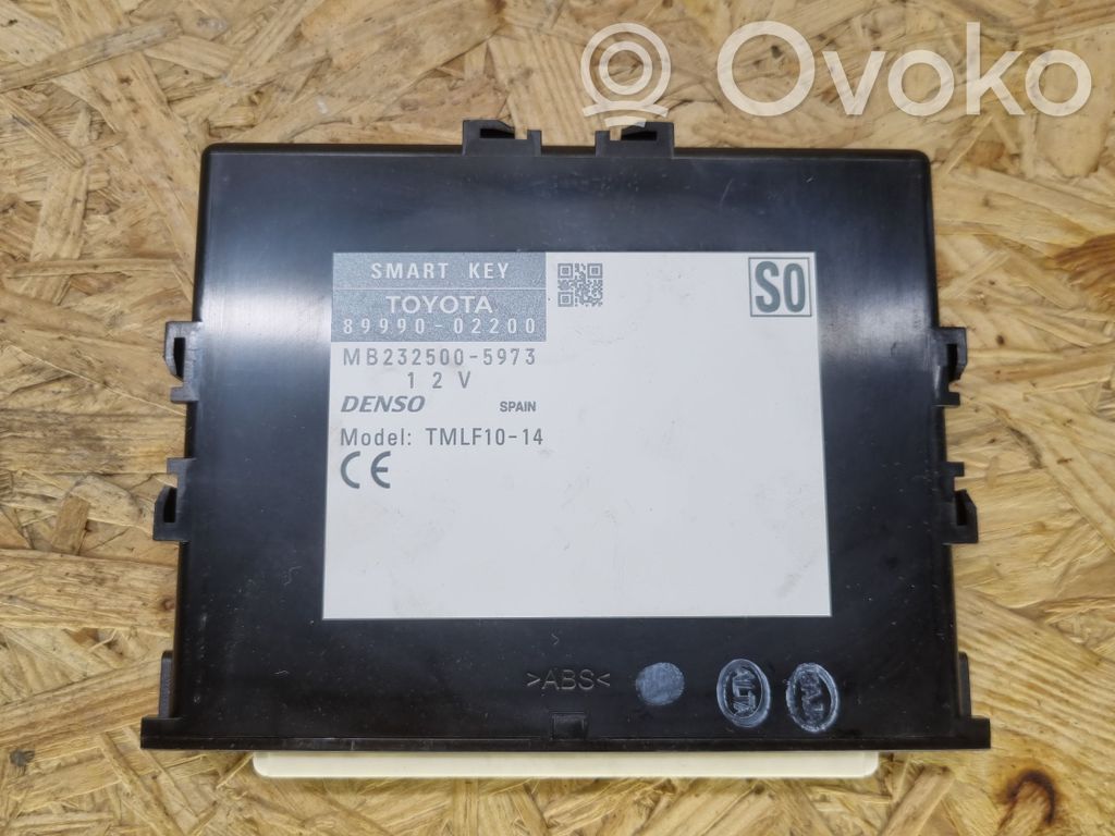 Toyota Auris E180 Avaimettoman käytön ohjainlaite/moduuli 