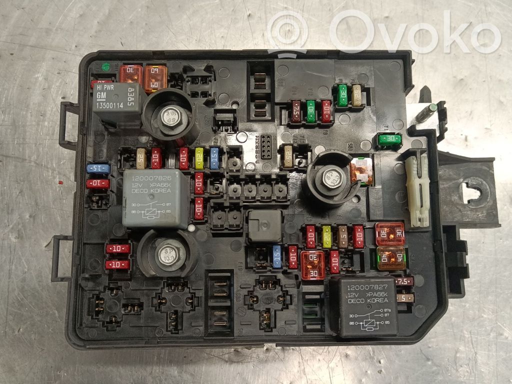 Opel Adam Juego de caja de fusibles 