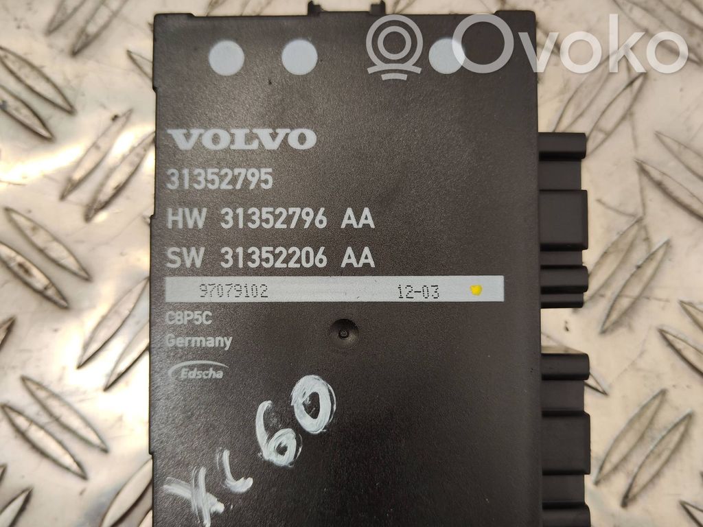 Tailgate/trunk control unit/module   31352795,31352796,31352206