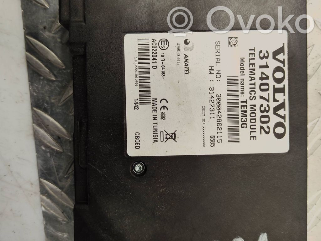 Volvo V60 Citu veidu vadības bloki / moduļi 