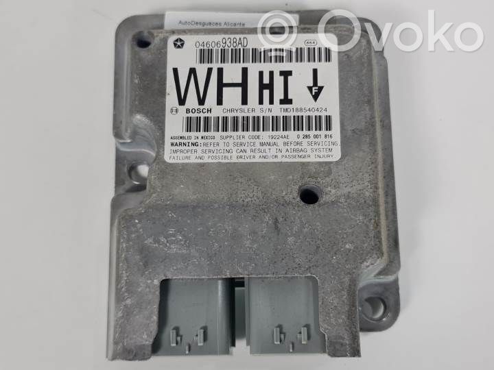 Airbag control unit/module   04606938AD,0285001816