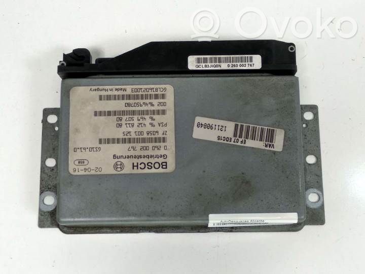 Gearbox control unit/module   0260002767,9646950780,9646950780