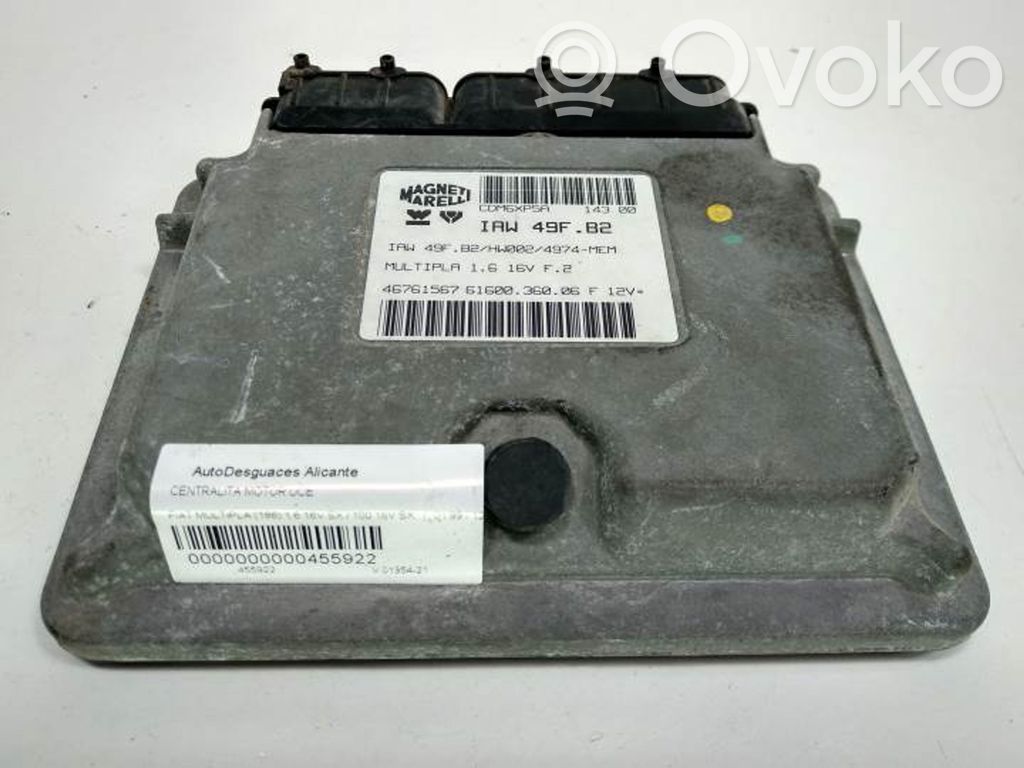 Fiat Multipla Engine control unit/module 