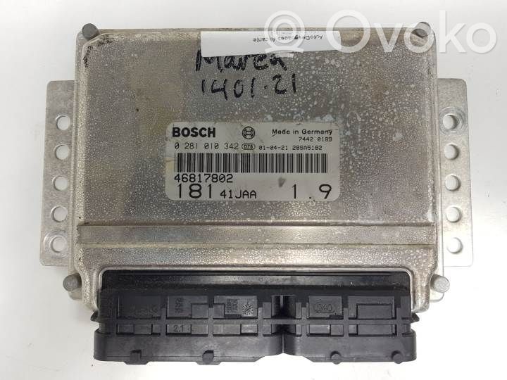 Unidad de control/módulo del motor   0281010342,46817802