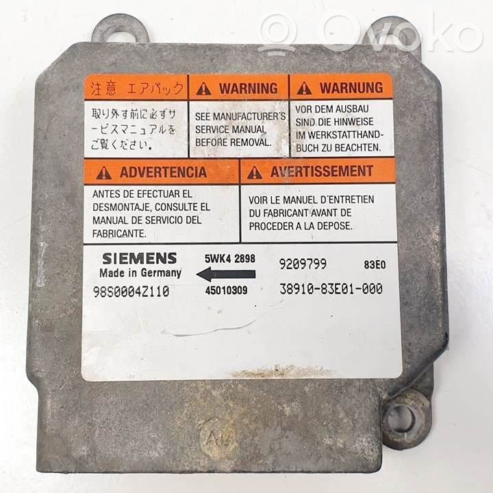 Suzuki Wagon R+ Airbag control unit/module 