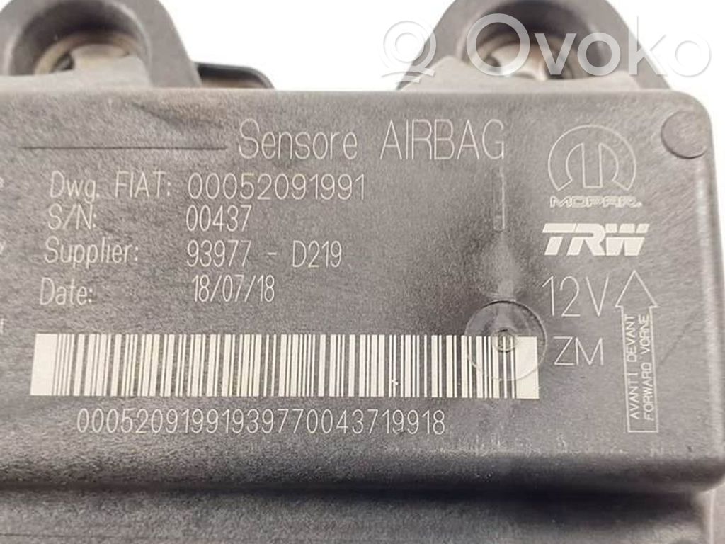 Sterownik / Moduł Airbag   0052091991