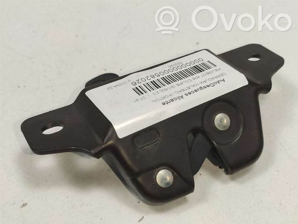 Peugeot 406 Serrure de loquet coffre