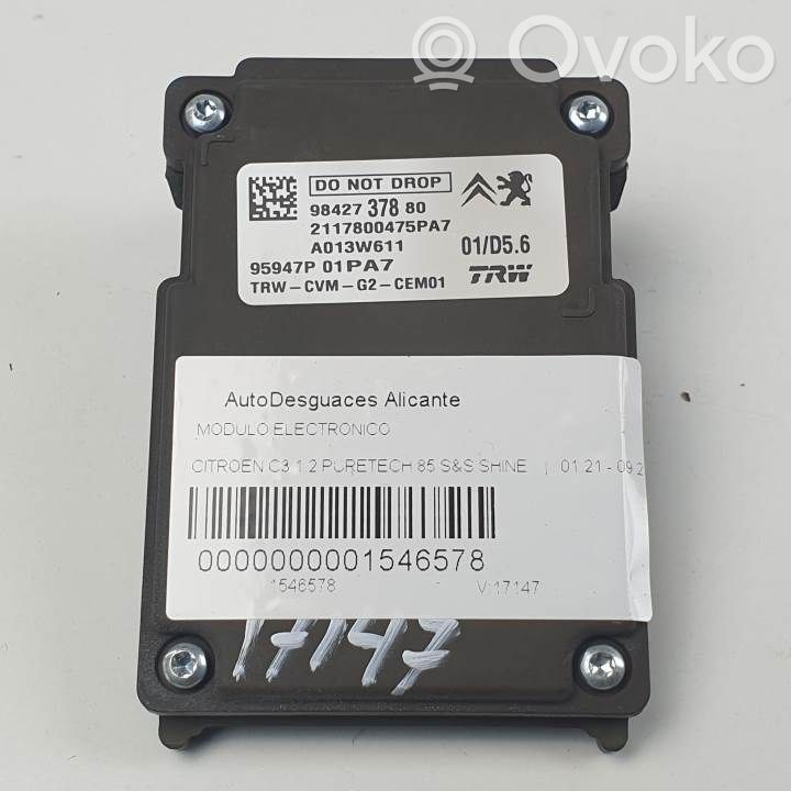 Other control units/modules   9842737880,95947P01PA7