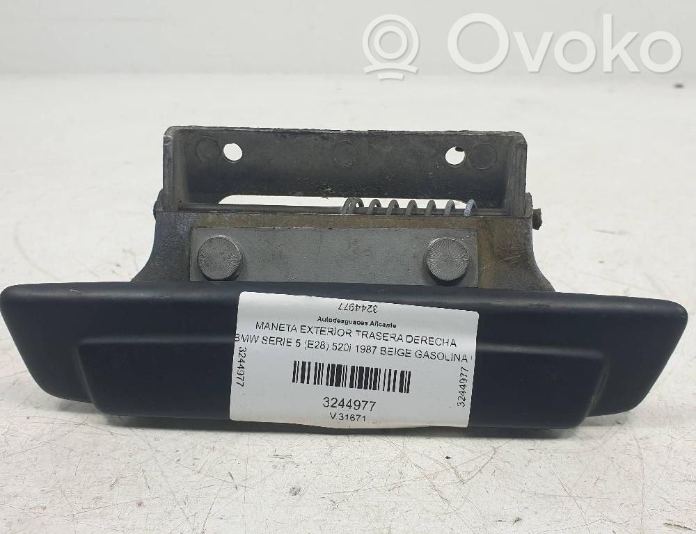 BMW 5 E28 Manecilla externa puerta trasera 