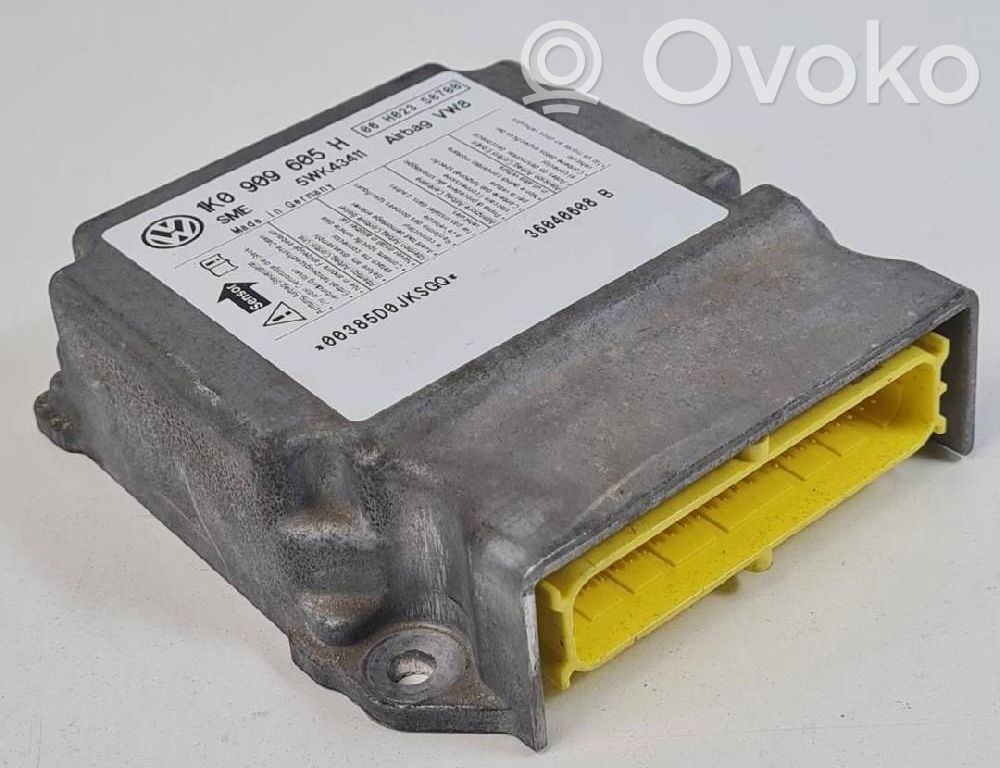 Centralina/modulo airbag   5WK43411,1K0909605H