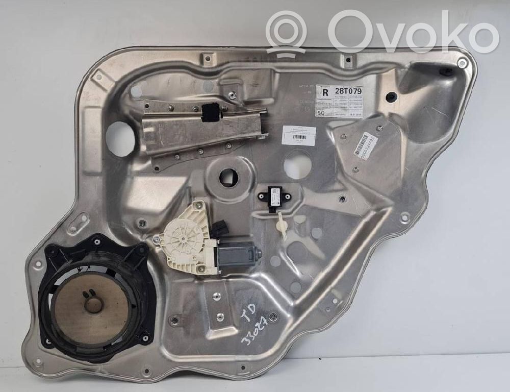 Mercedes-Benz S W221 Alzacristalli manuale della portiera posteriore