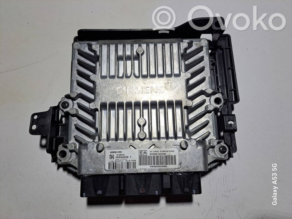Peugeot 407 Engine control unit/module 