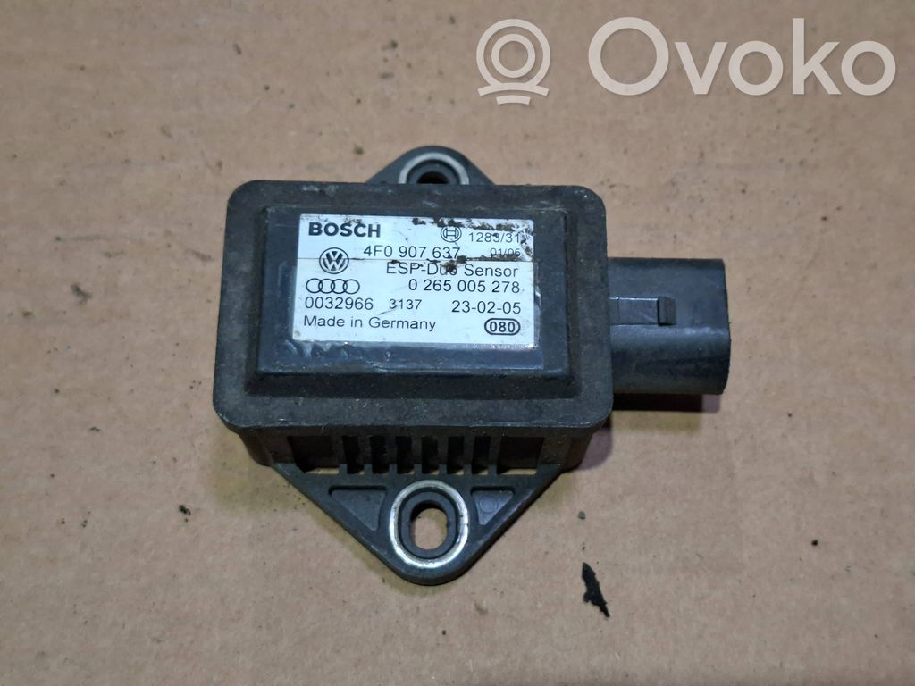 Audi A6 S6 C6 4F Czujnik przyspieszenia ESP 