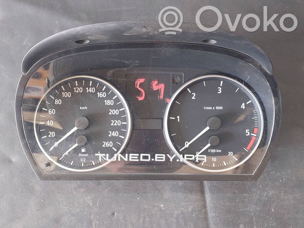 BMW 3 E90 E91 Speedometer (instrument cluster) 