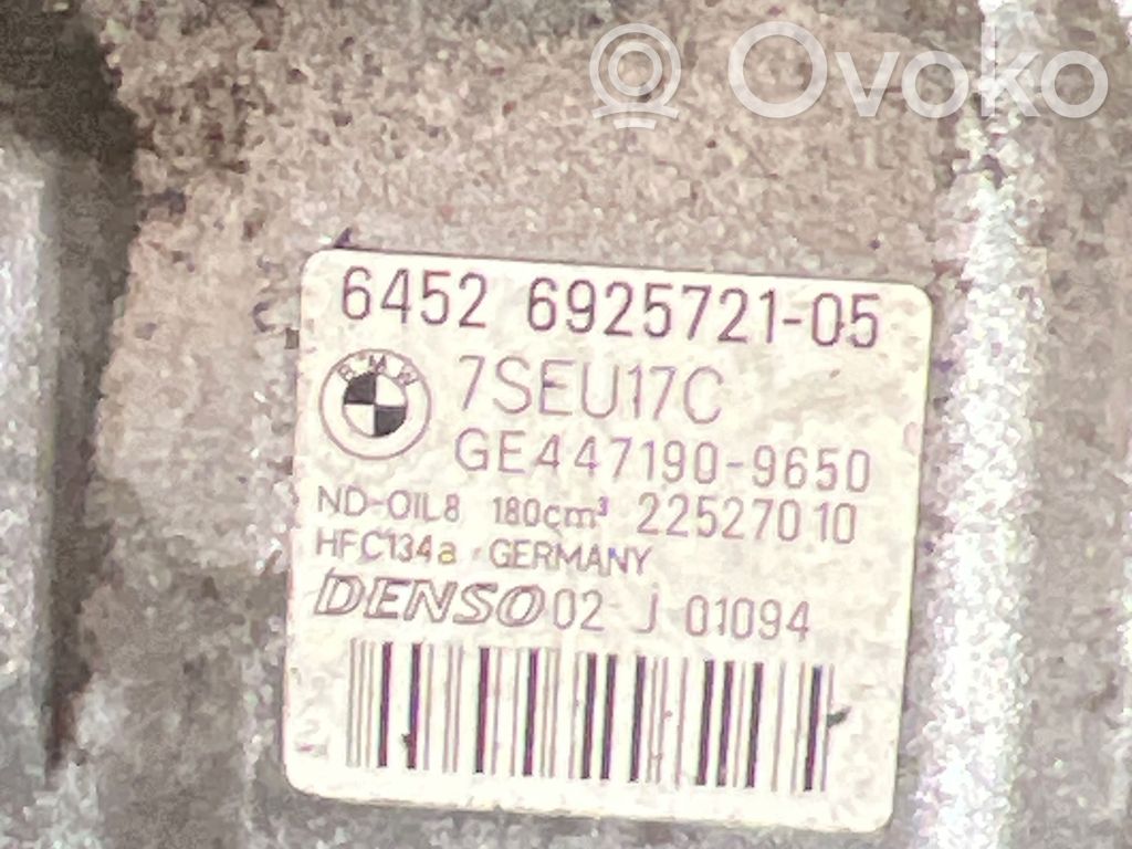 BMW 3 E90 E91 Air conditioning (A/C) compressor (pump) 