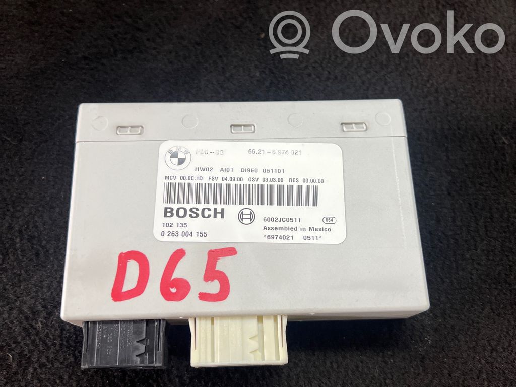 Unité de commande, module PDC aide au stationnement   66974021,6002JC0511,0263004155