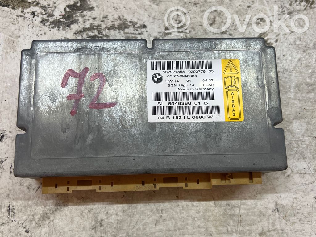 Unidad de control/módulo del Airbag   532221853,6946388