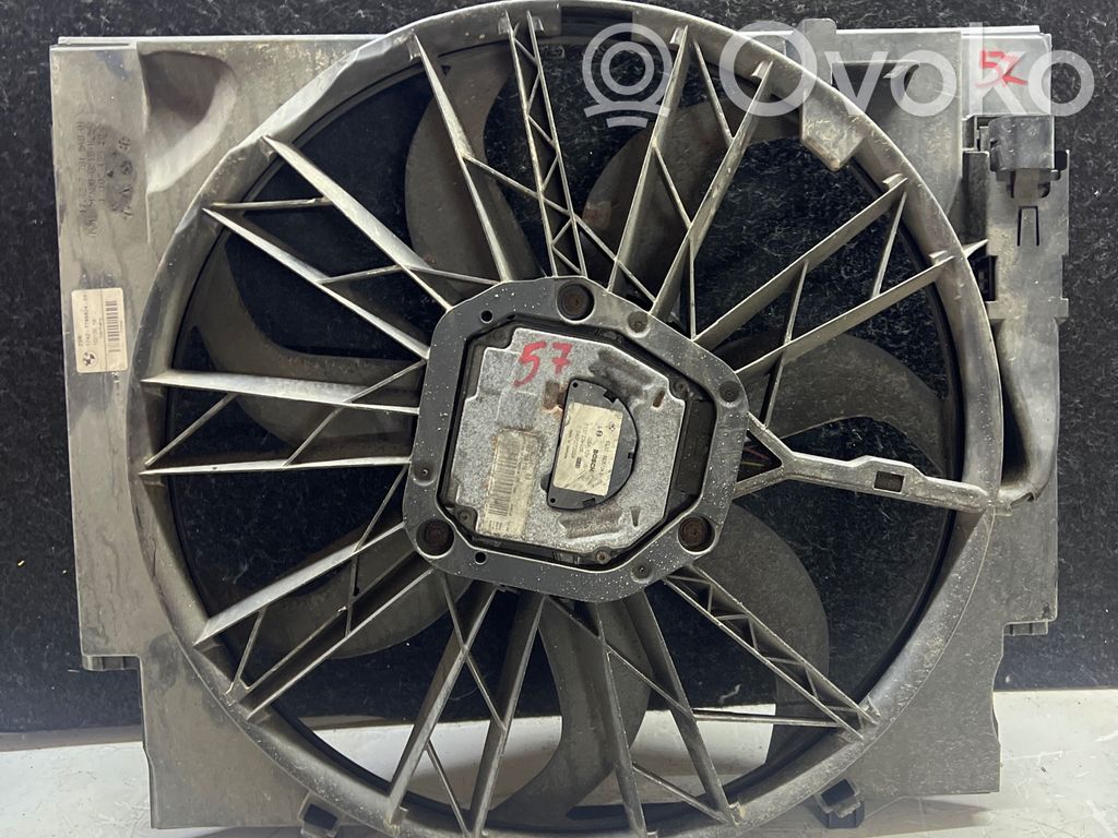 BMW 5 E60 E61 Elektrisks radiatoru ventilators 