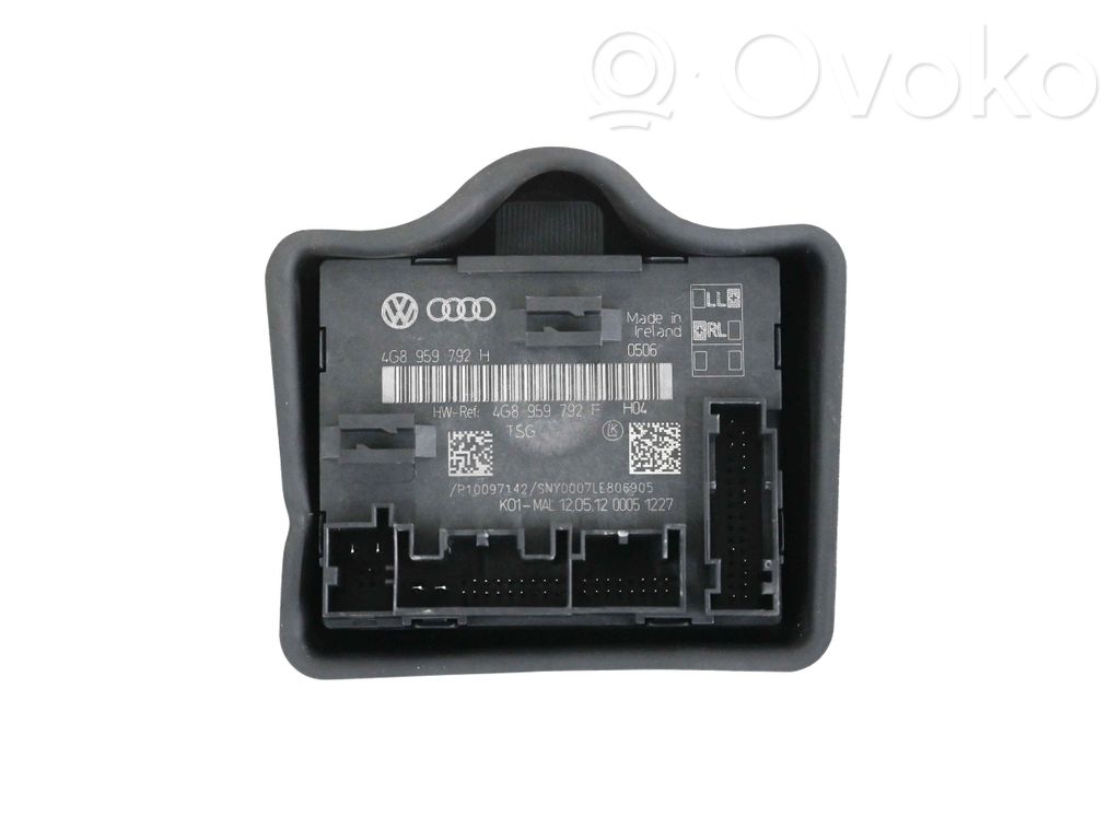 Audi A6 S6 C7 4G Unité de commande module de porte 