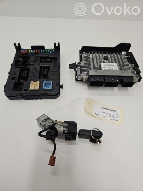 Peugeot 407 Engine ECU kit and lock set 