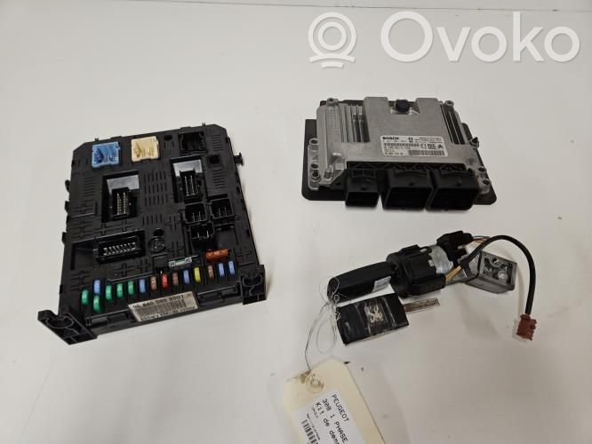 Peugeot 308 Engine ECU kit and lock set 